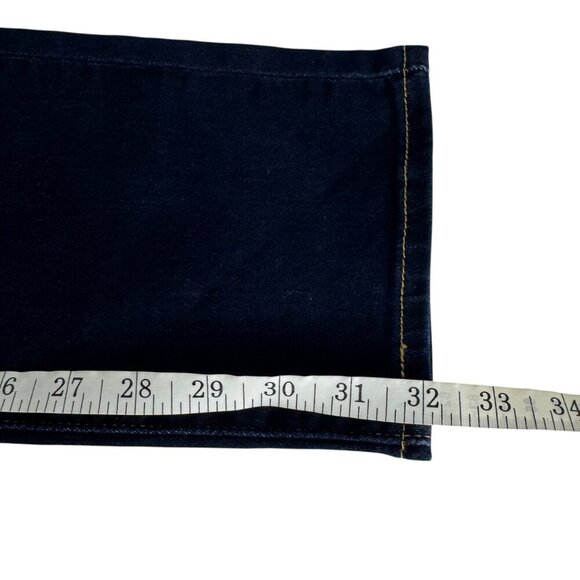 Levi's 724 NEW High Rise Straight Dark Wash Jean W25 L32 Casual Stretch - Picture 14 of 14